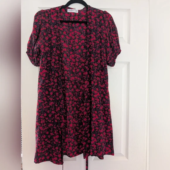 Faithfull The Brand Floral Wrap Mini dress (see note about size) - Picture 3 of 8